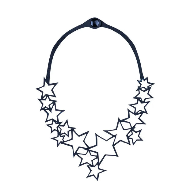 Star Upcycle Inner Tube Necklace - Memoriex 