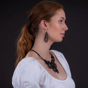 Stellar Recycle Rubber Teardrop Earrings - Memoriex 