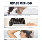 Straightening Hair Keratin Ratin Repair Cream, Repair Silky Hair Care Moisturizing Hair Mask Treatment Cream - Memoriex 