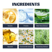 Straightening Hair Keratin Ratin Repair Cream, Repair Silky Hair Care Moisturizing Hair Mask Treatment Cream - Memoriex 