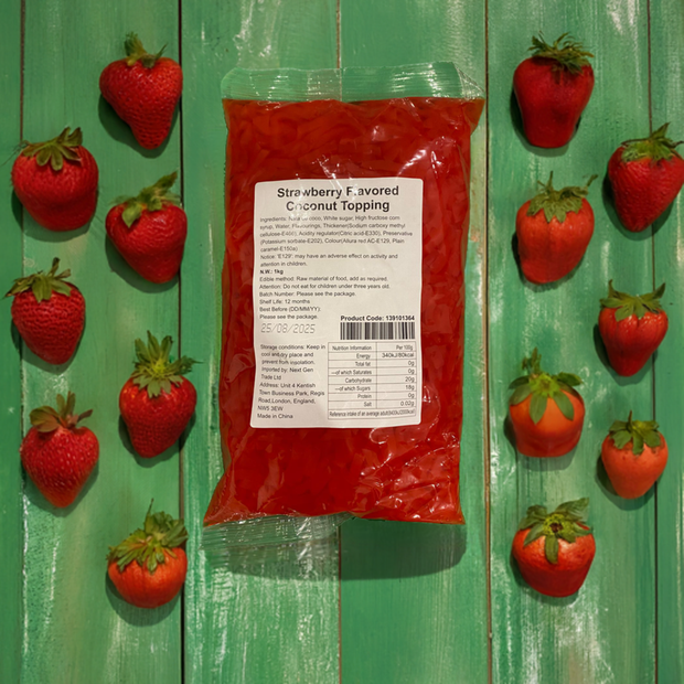 Strawberry Flavoured Coconut Jelly - Memoriex 