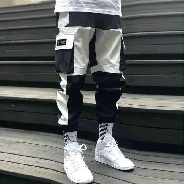 Streetwear Men's Multi Pockets Cargo Harem Pants Hip Hop Casual Male Track Pants Joggers Trousers Fashion Harajuku Men Pants - Memoriex 