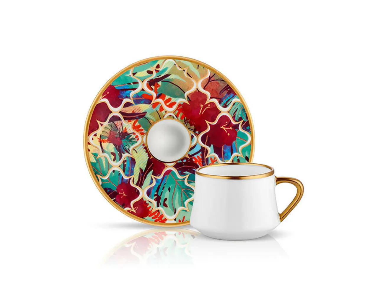 Sufi Coffee Cup and Saucer - Amazon Tropic - 90 cc-0