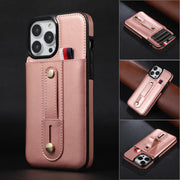Suitable for IP13PROMAX card insertion phone case Apple 12 bracket phone protection case 11 anti drop case - Memoriex 