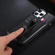 Suitable for IP13PROMAX card insertion phone case Apple 12 bracket phone protection case 11 anti drop case - Memoriex 