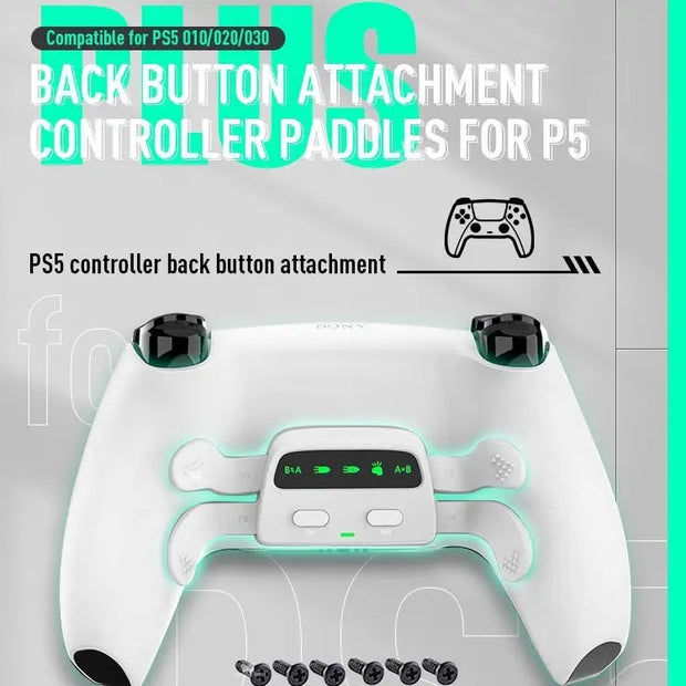 Suitable for PS5 Bluetooth gamepad Elite Four Back Key Programmable Custom Mapping Three Level Continuous Back Key - Memoriex 