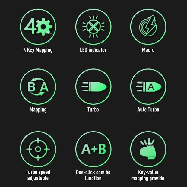 Suitable for PS5 Bluetooth gamepad Elite Four Back Key Programmable Custom Mapping Three Level Continuous Back Key - Memoriex 