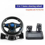 Suitable for Switch/Xbox One/360/PS4/PS2/PS3/PC racing games 7-in-1 steering wheel - Memoriex 