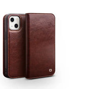 Suitable for iPhone 16 Promax phone case leather flip cover Apple 15 13 phone protective case card insertion - Memoriex 