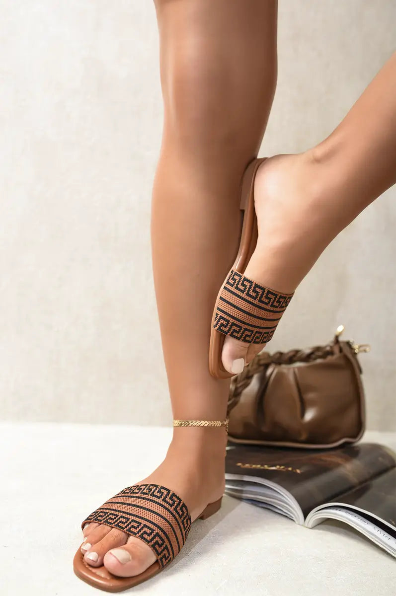 Summer Open Toe Flat Sandals-4