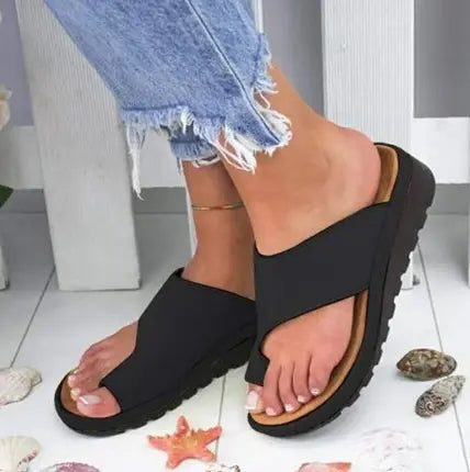 Summer Slippers Shoes For Women Flip Flops Non-Slip Sandals Platform Beach Shoes - Memoriex 