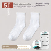 Summer Travel Business Trip Compression Socks Daily Disposable Breathable Sweat Absorbing - Memoriex 