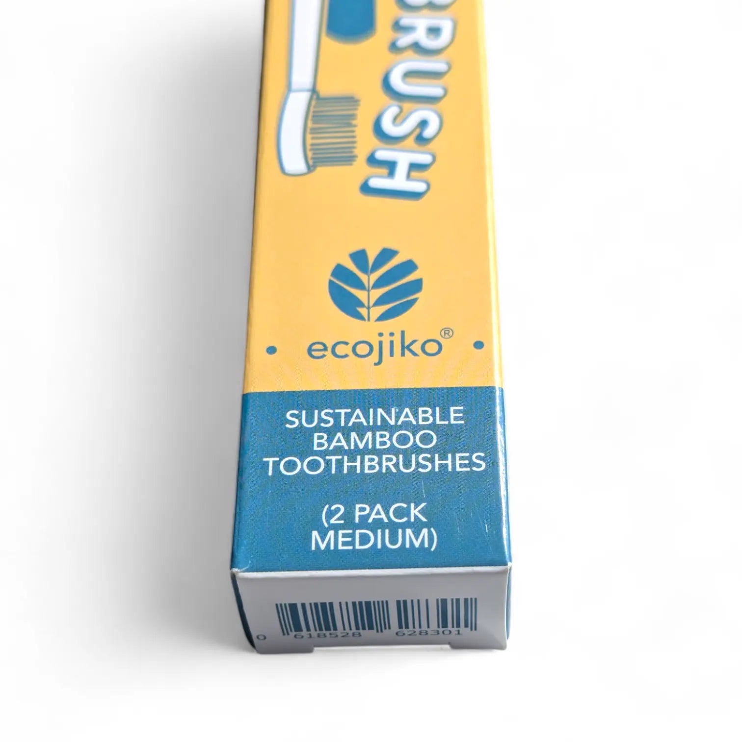 Sustainable Bamboo Toothbrush, Adult Medium Bamboo Toothbrushes (2 pack)-2