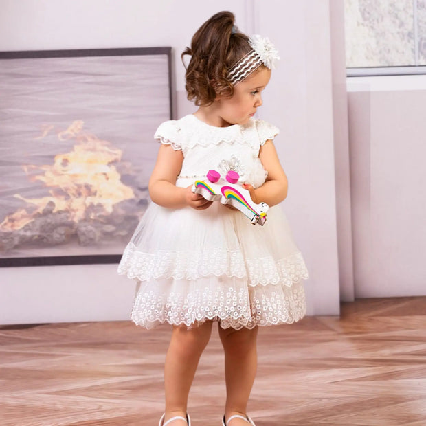 Sweet Vintage Formal Baby Dress-2