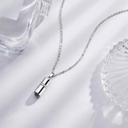 Personalised Photo Projection Necklace | Unique Pill Pendant | Sentimental Gift for Mum - Memoriex