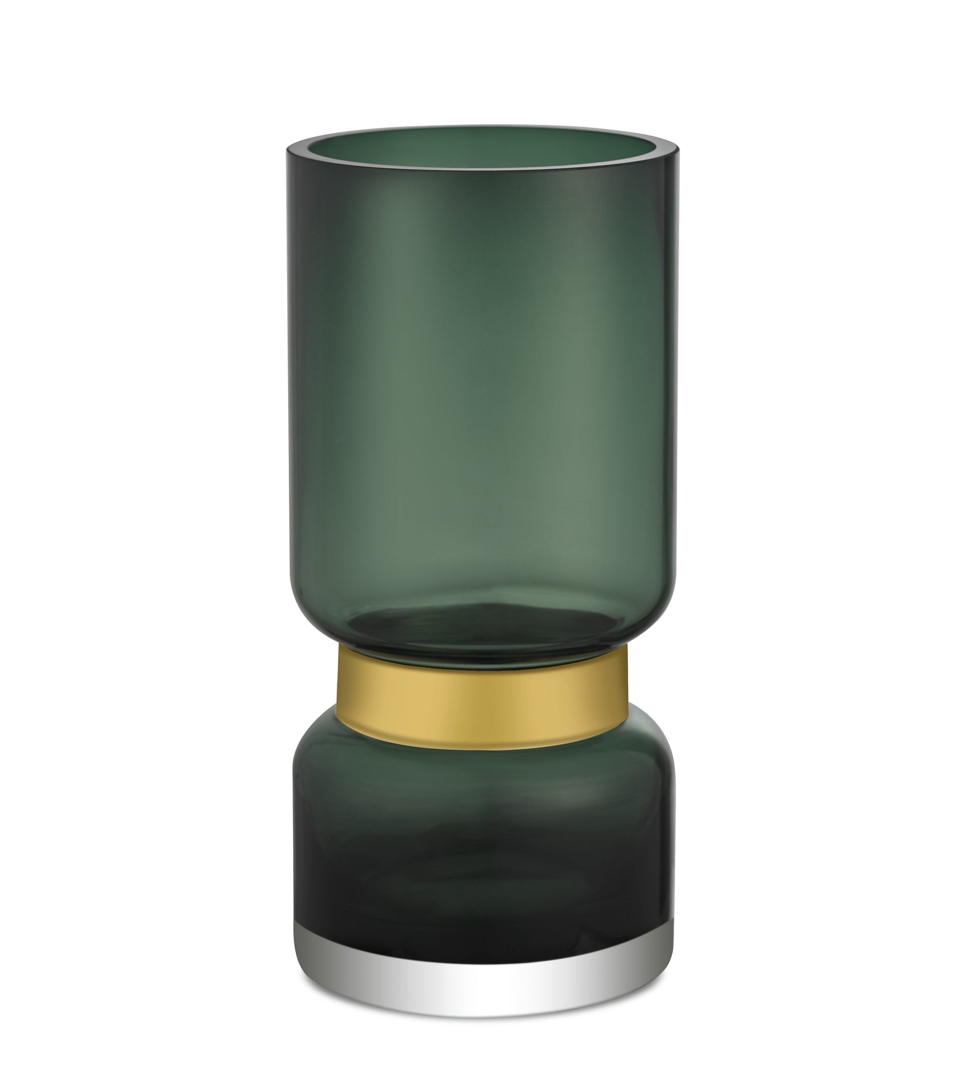 Classic Luxury Design tall vase made to perfection, green Glass TRIER 36 GE-0