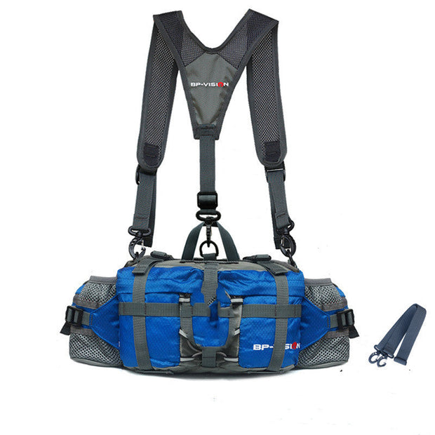 Tactics Waist Bag Men Women Multifunction Waterproof Shoulder Bag Outdoor Camping Hiking Riding Travel Sport Kettle Backpack Bag - Memoriex 