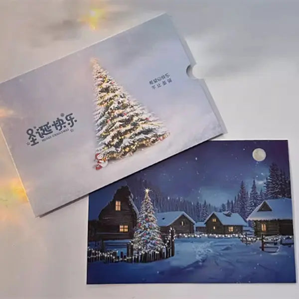 Temperature Changing Greeting Card Christmas Gift Surprise - Memoriex 