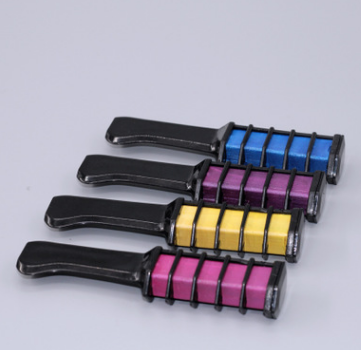 Temporary Mini Disposable Crayons Hair Color Dyeing Mascara Dye Chalk Box With Brush - Memoriex 