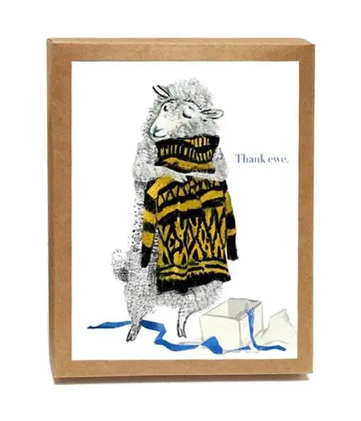 Thank Ewe Boxed Notes - Set of 8 Cards-0