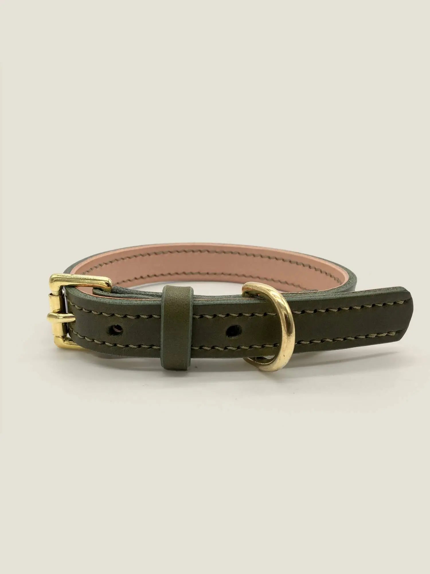 The Classic “Artisan 002” Leather Dog Collar – by Seldom Found - Memoriex