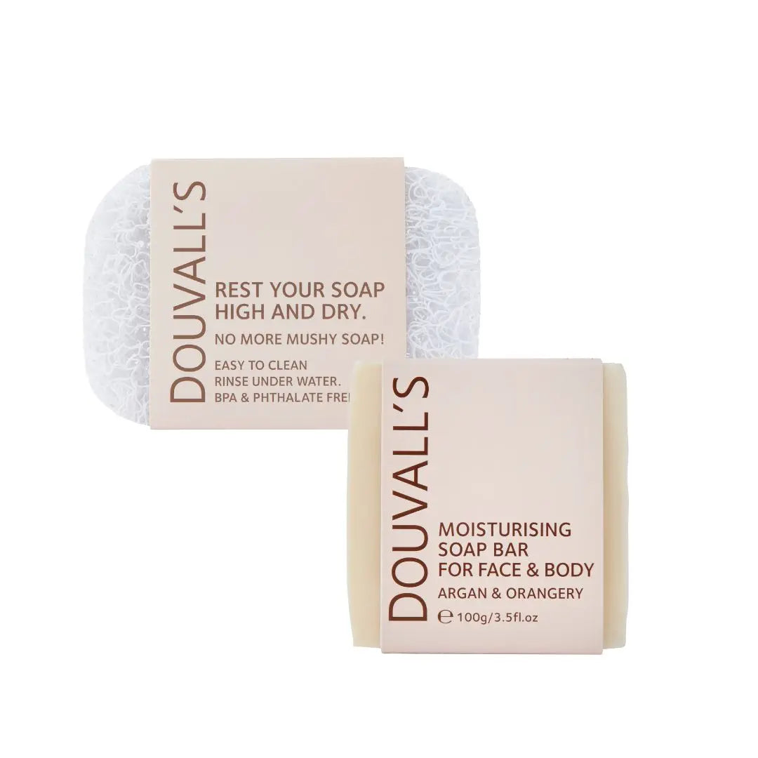 The Eco Soap Lover Set | Soap & Soap saver for hydrated skin and no more mushy soap - Memoriex