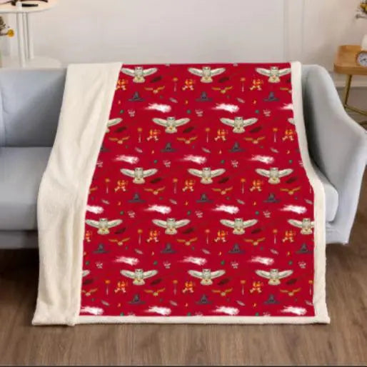 The School of Magic Dog Blanket by The Dog Shack - Memoriex