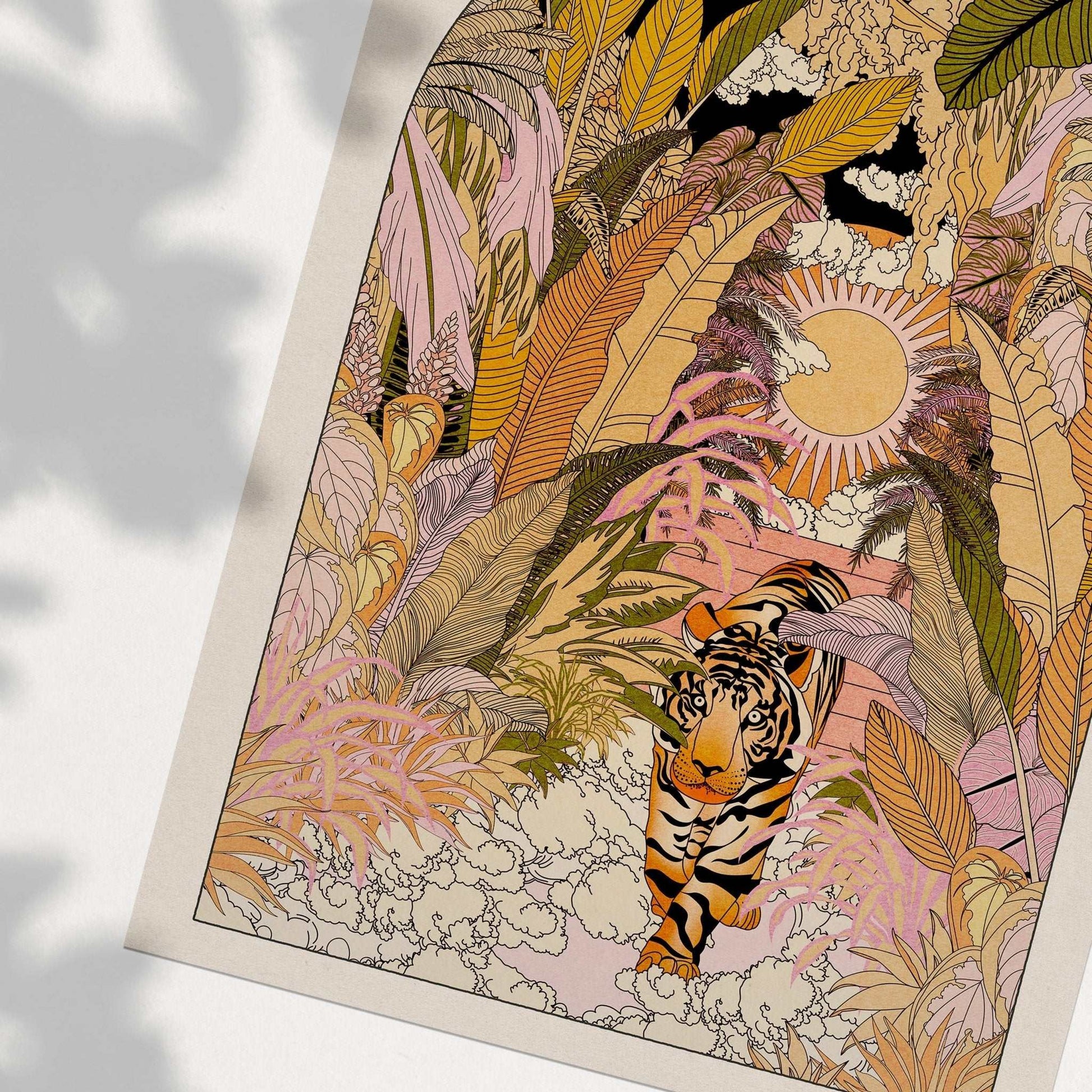 The Tiger Art Print-0