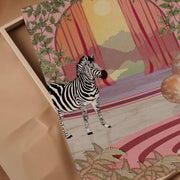The Zebra Art Print-2