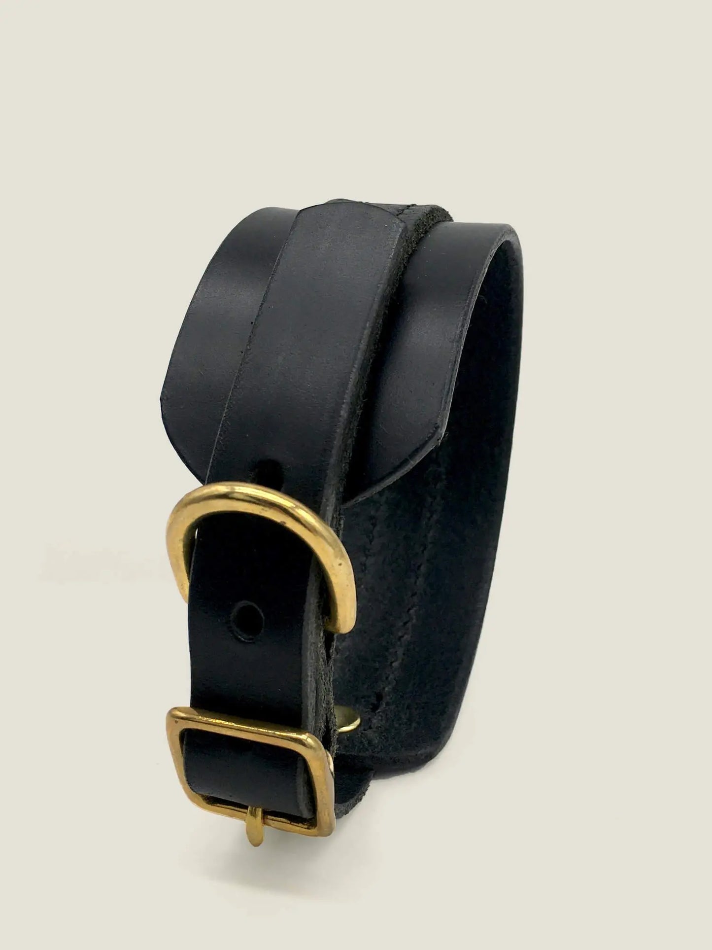 The “Artisan 002” Leather Sighthound Dog Collar – by Seldom Found - Memoriex