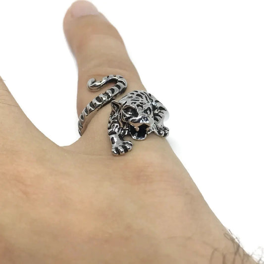 Tibetan Tiger Adjustable Ring-0