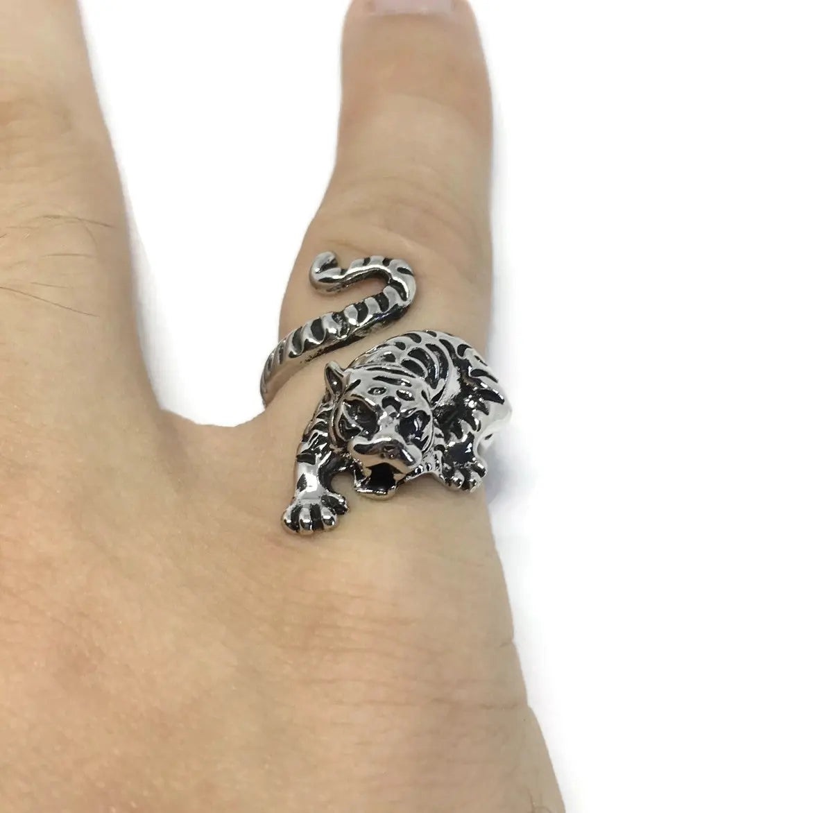 Tibetan Tiger Adjustable Ring-1