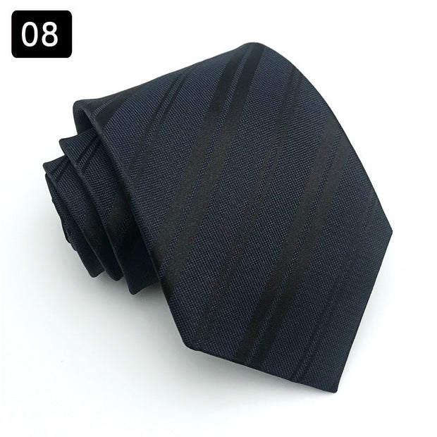 Tie Men's Formal Wear Business Stripes Business Shirt - Memoriex 