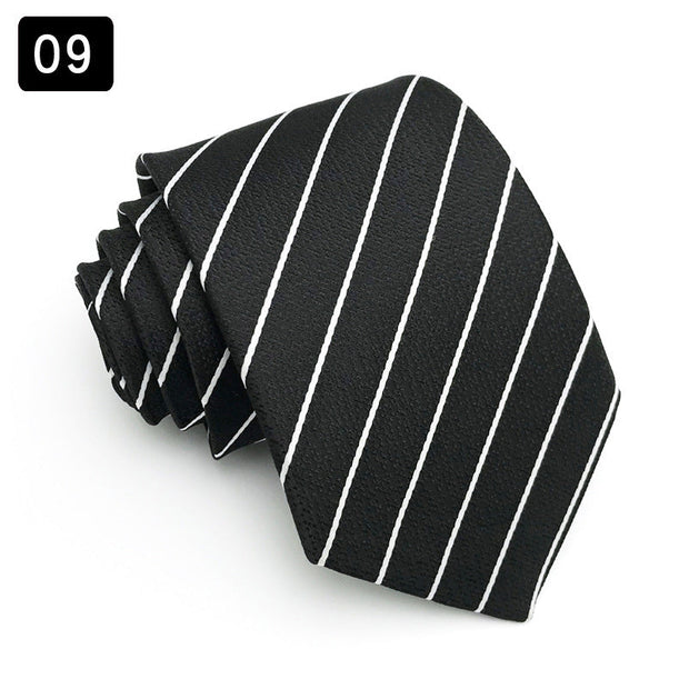 Tie Men's Formal Wear Business Stripes Business Shirt - Memoriex 