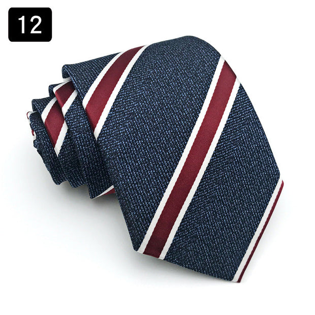 Tie Men's Formal Wear Business Stripes Business Shirt - Memoriex 
