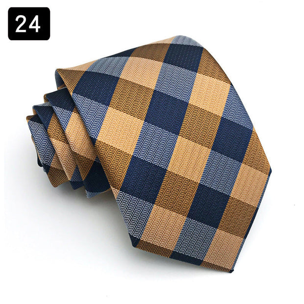 Tie Men's Formal Wear Business Stripes Business Shirt - Memoriex 