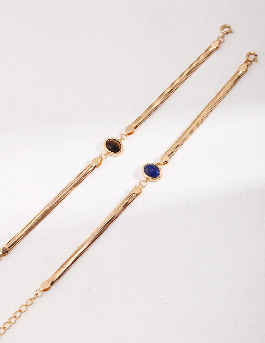 Natural Lapis Lazuli/Tiger Eye Bracelet - Memoriex