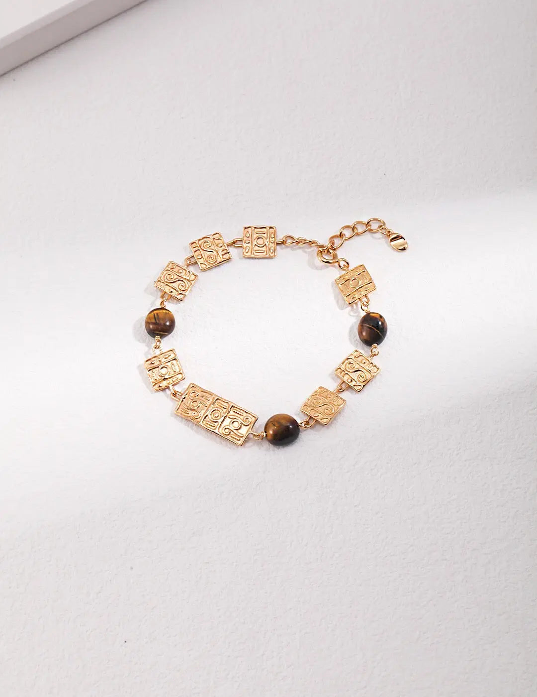 Tiger‘s Eye Stone Adjustable Bracelet-0