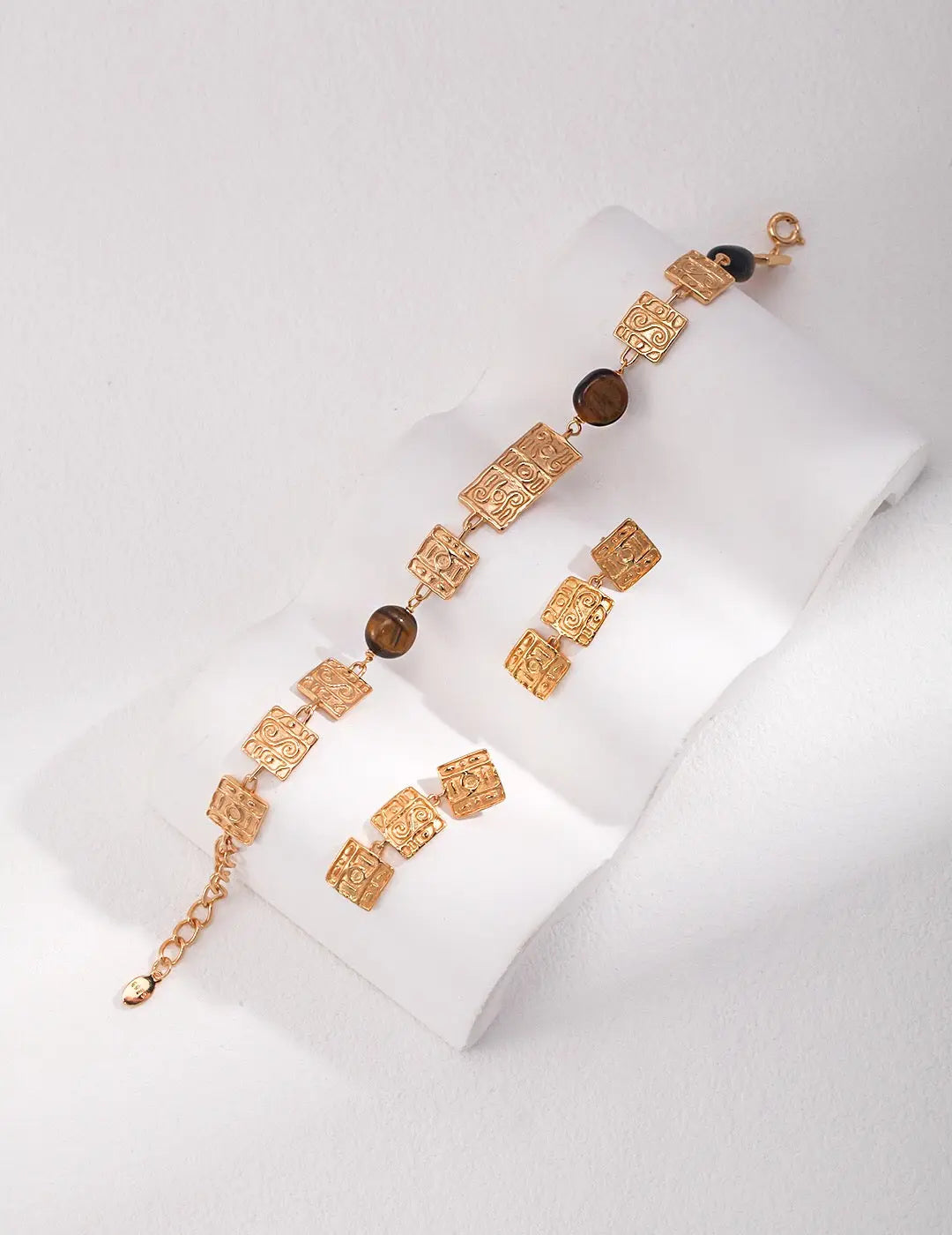 Tiger‘s Eye Stone Adjustable Bracelet-2