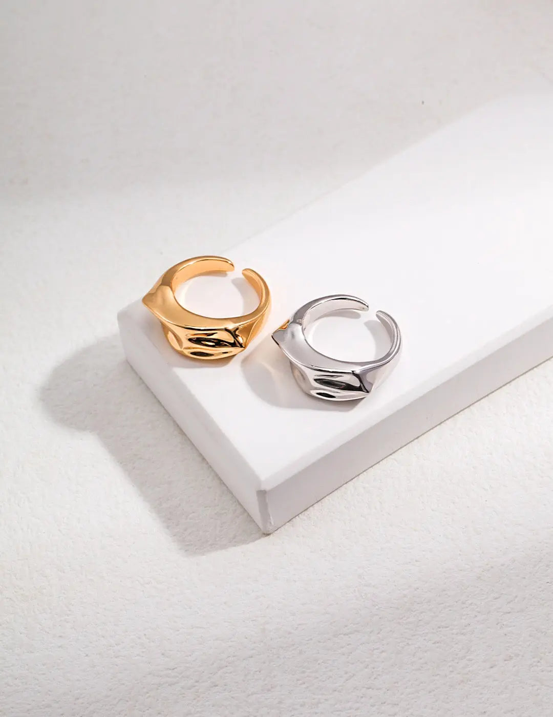 Timeless Polished Style Open Ring-1