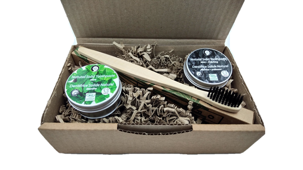 Natural Organic Certified Solid Toothpaste - Gift Set - 1 piece - MADE TO ORDER-1