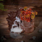 Top Quality Ceramic Cattle Turn The World Back Flow Incense Burner - Memoriex 