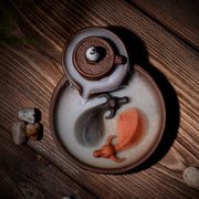 Top Quality Ceramic Cattle Turn The World Back Flow Incense Burner - Memoriex 