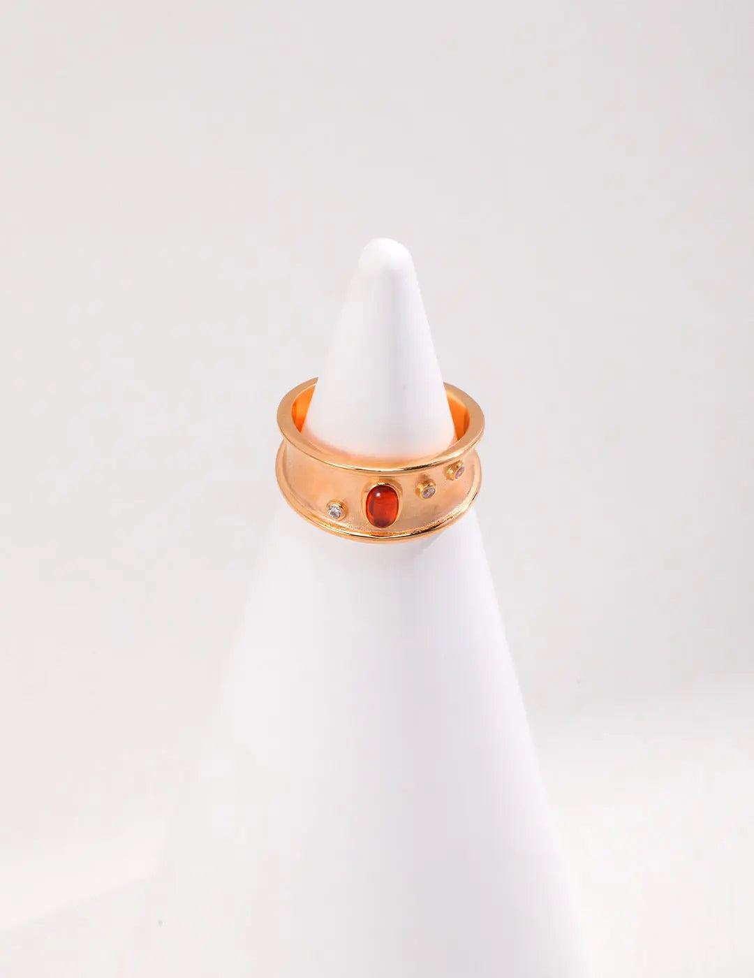 Totem Element Red Agate Ring-1