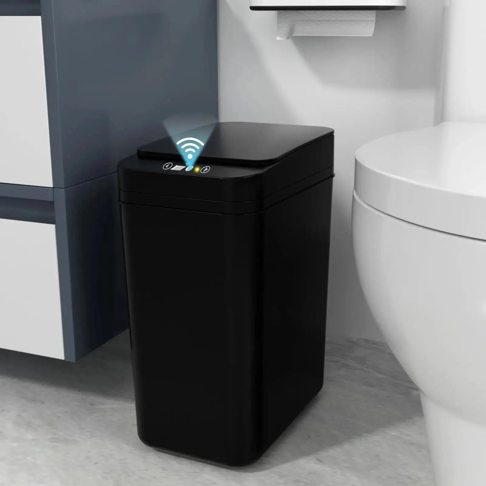 Touchless Trash Can: A Hygienic Solution for Your Bathroom - Memoriex 