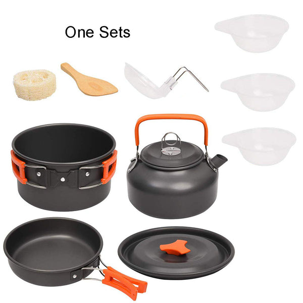 Travel Picnic Tableware Folding Camping Set - Memoriex 