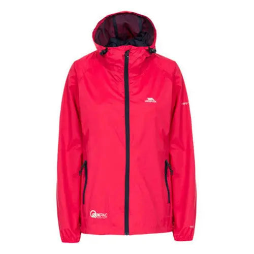 Trespass Qikpac Ladies Waterproof Hooded Jacket - Clearance-9