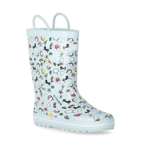 Trespass Starryton Kids Outdoor Waterproof Rubber Wellies-5