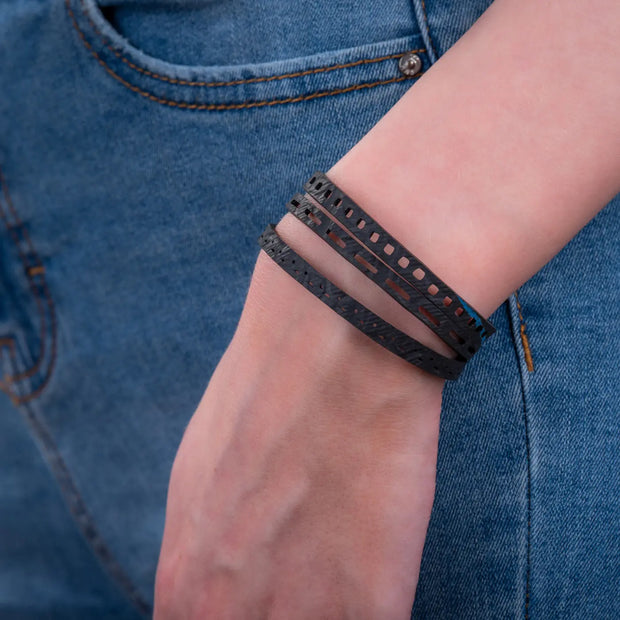 Triplet Unisex Inner Tube Bracelet - Memoriex 