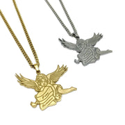True Romance Cherub Tattoo Necklace - Memoriex 